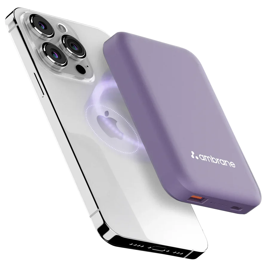 Ambrane AeroSync PB12 10000mAh Magnetic Wireless Power Bank - Ncap accessories