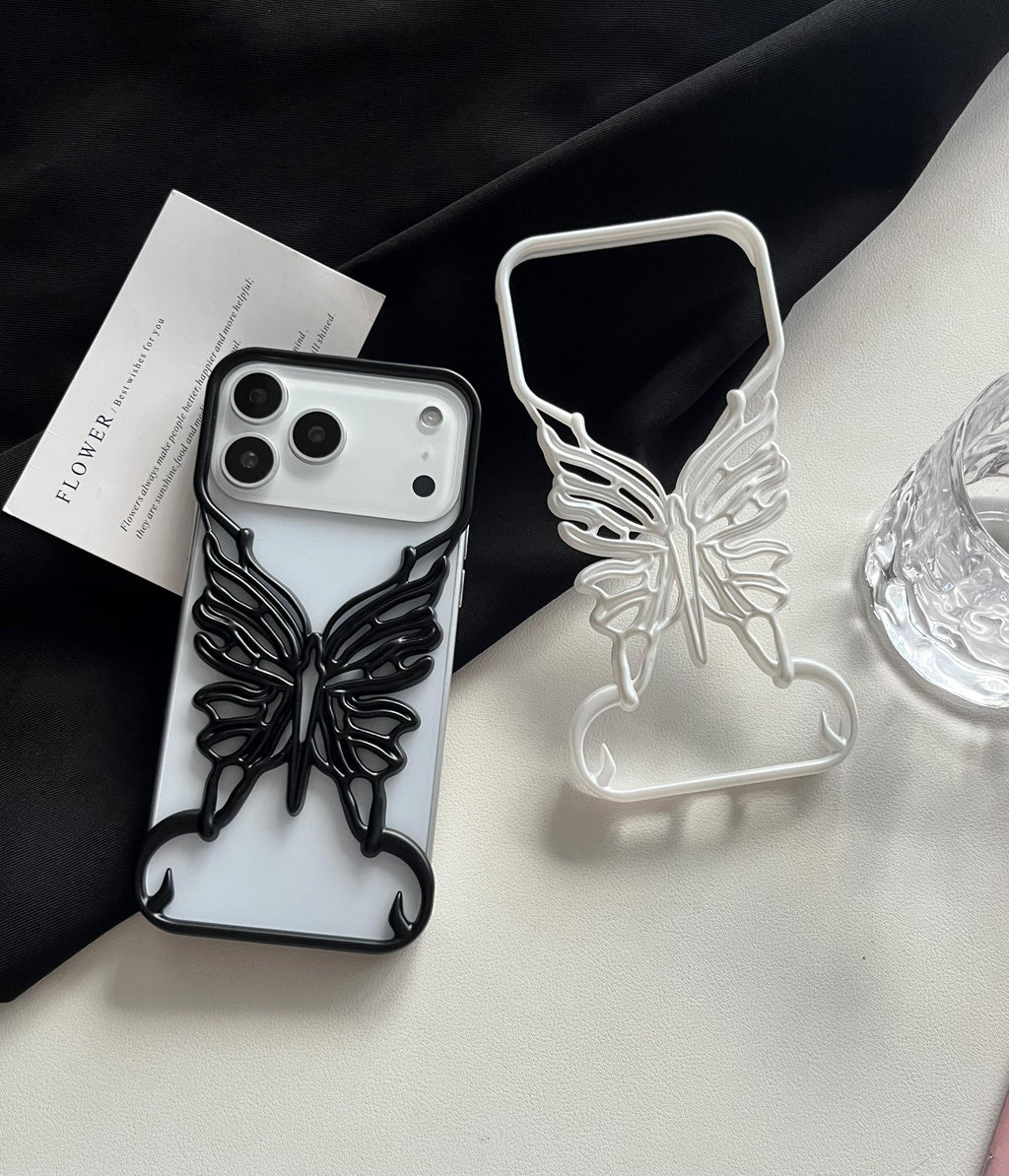3D Butterfly Luxury Phone Case for iPhone 17 / 17 Air / 17 Pro / 17 Pro Max