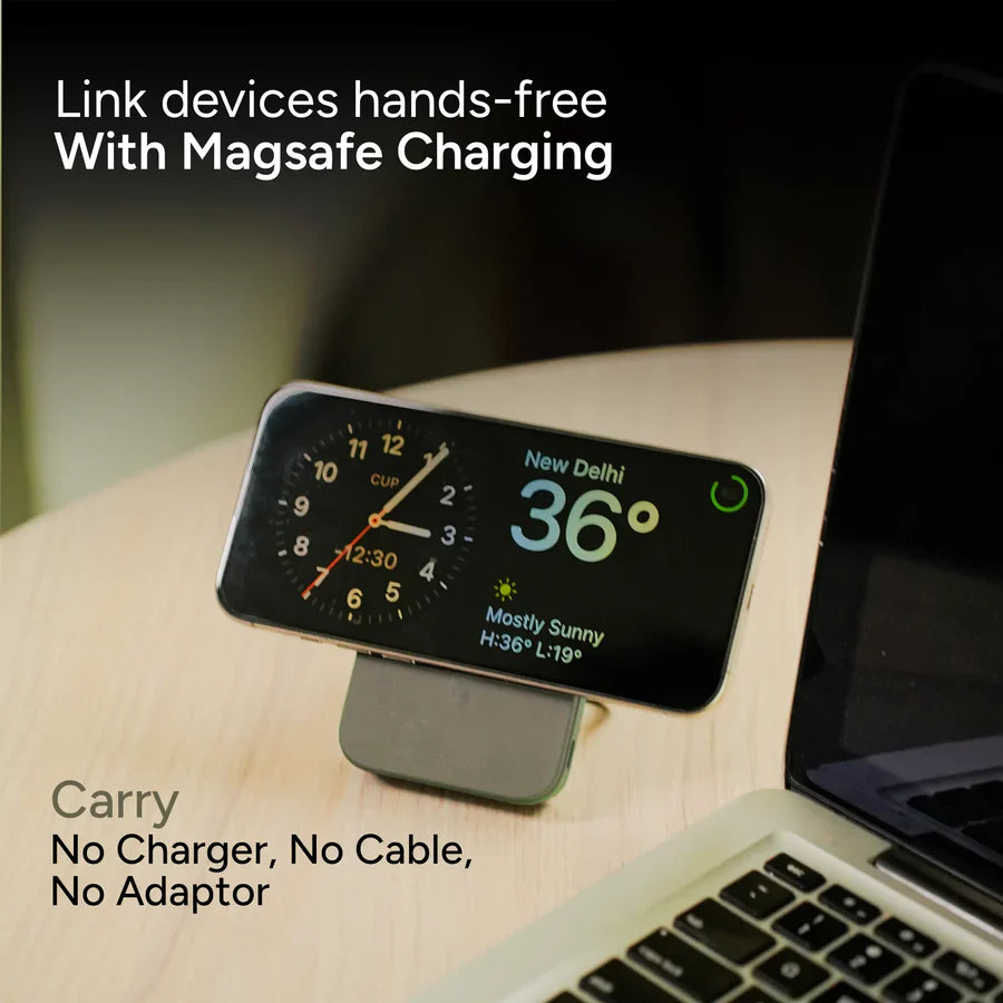 Ambrane AeroSync PB21 10000mAh Magnetic Wireless Power Bank - Ncap accessories