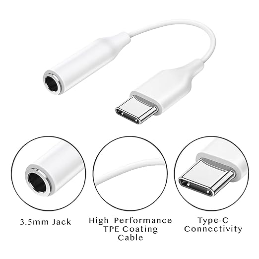 Samsung USB-C Headphone Jack Adapter – Original 3.5mm Audio Converter for Type-C Devices - Ncap accessories