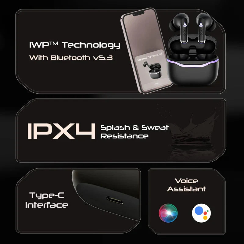 boAt Immortal 125 Gaming True Wireless Earbuds - Ncap accessories