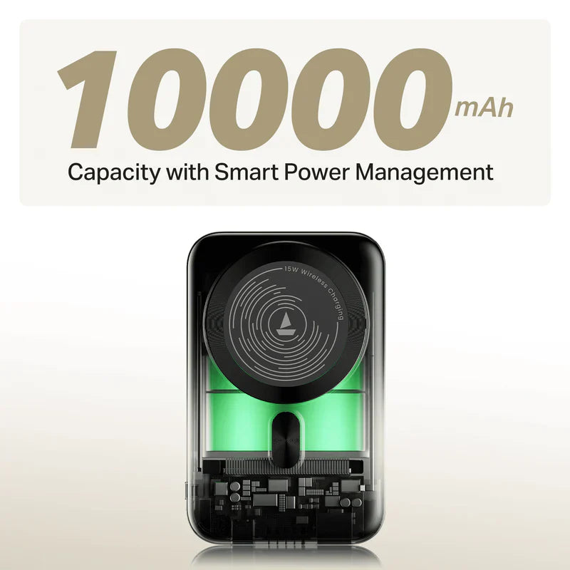 boAt EnergyShroom PB331 MagnaCharge 10000 mAh Power Bank - NCAP Accessories