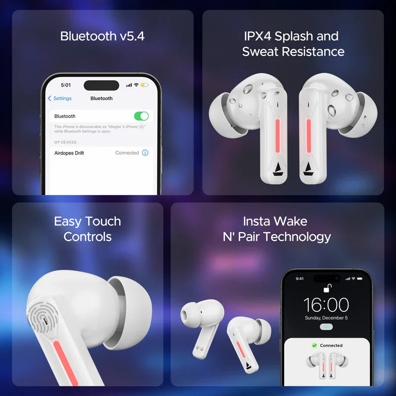 boAt Airdopes Drift True Wireless Earbuds - Ncap accessories