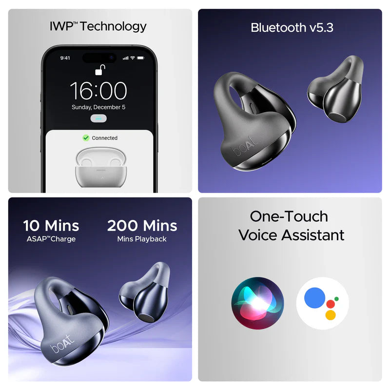 boAt Airdopes Loop | Premium Wireless Bluetooth Earbuds - Ncap accessories