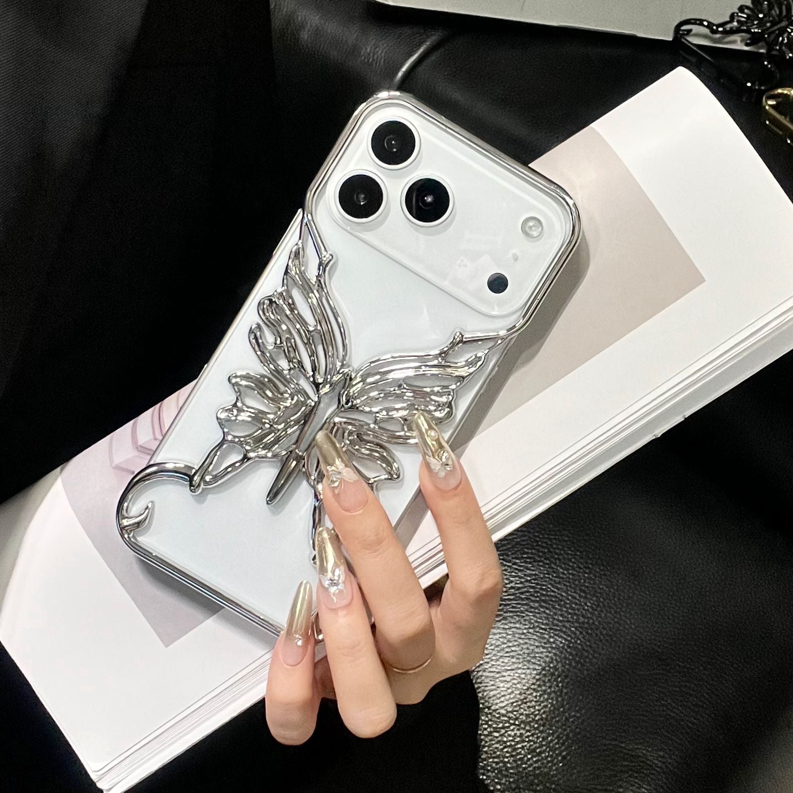 3D Butterfly Luxury Phone Case for iPhone 17 / 17 Air / 17 Pro / 17 Pro Max