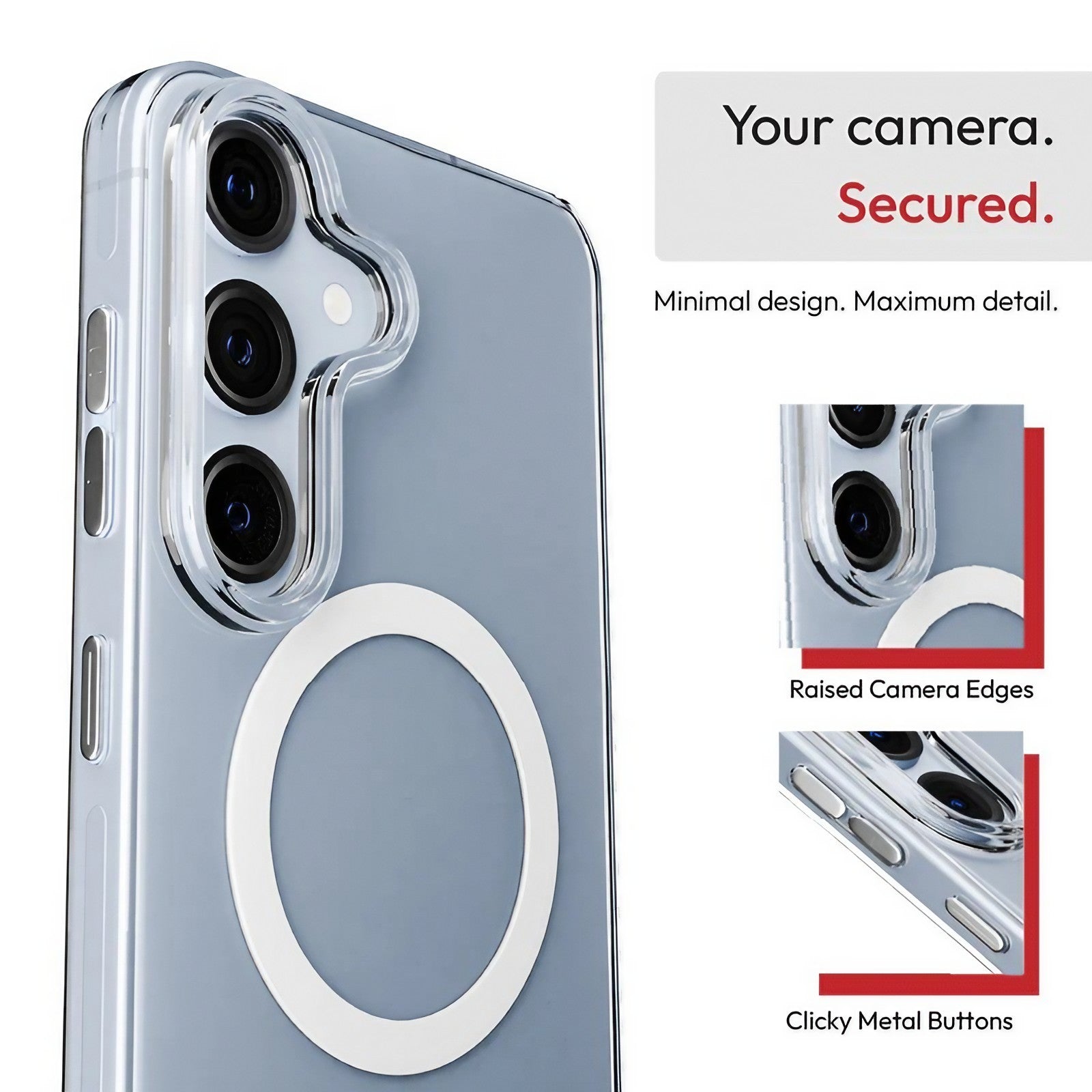 Samsung Galaxy S25 Ultra Clear Armour MagSafe Case | NCAP Accessories