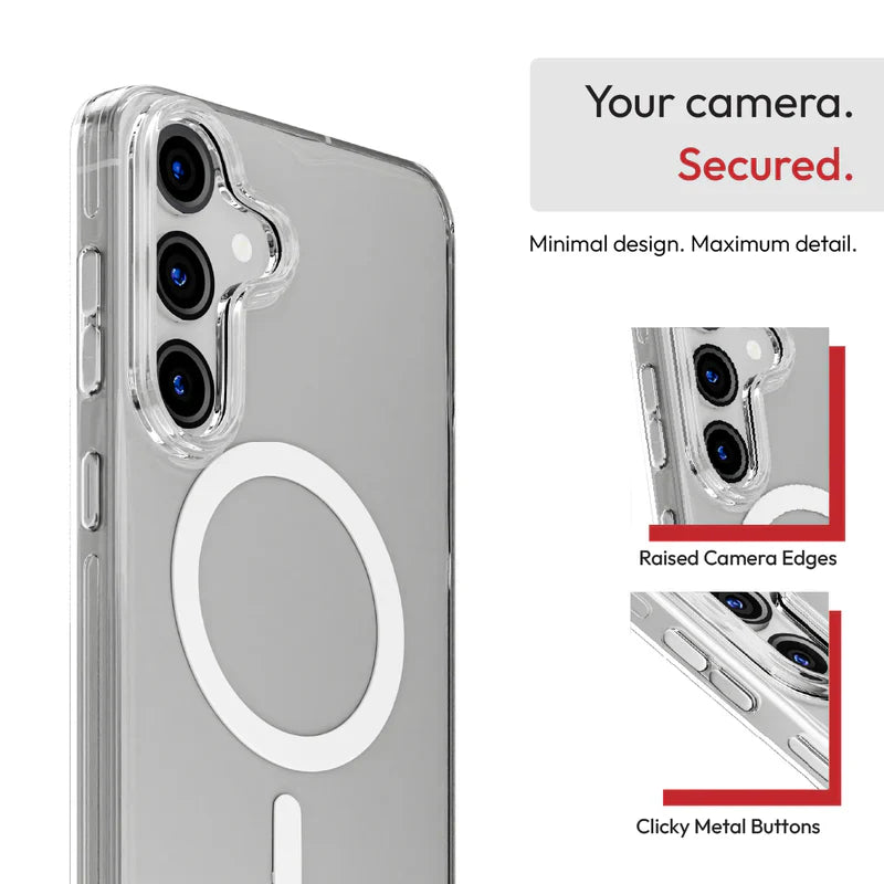 Samsung Galaxy S25 Plus Clear Armour MagSafe Case  | by NCAP Accessories